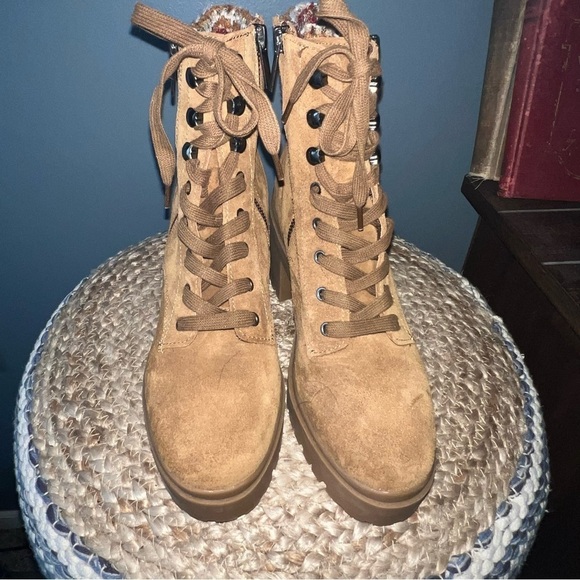 Steve Madden Jaydin-F Lace Up Ankle Boots - Picture 3 of 10